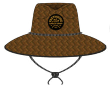 Load image into Gallery viewer, YTH DECO STRAW HAT DRK NTURL