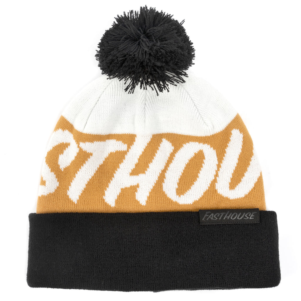 YTH FASTBALL BEANIE CRM BLK