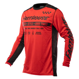 GRNDHOUS DMNGO JERSEY RED LG