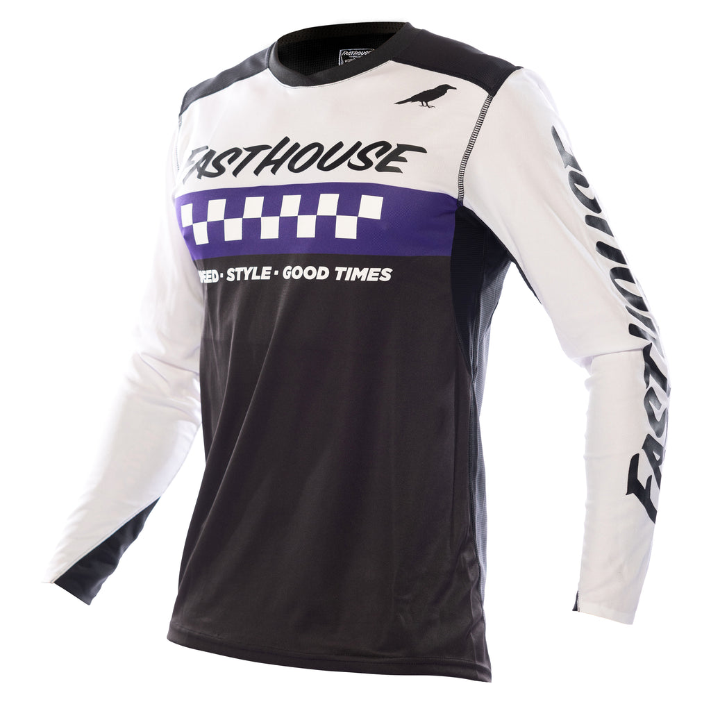 ELROD JERSEY WHITE/PURPLE 2X