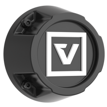 Load image into Gallery viewer, VCAP1 TALL CAP WHITE LOGO 35MM SATIN BLACK