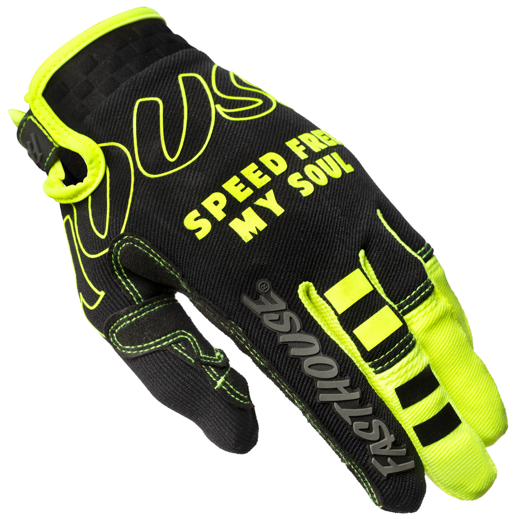 SPEED STYL RIOT GLV BK/VZ 2X