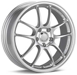 Enkei PF01 17x8 5x114.3 50mm offset Silver Wheel 05-10 Subaru STI