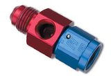 Russell Performance 5/16in SAE Quick Disc Female to -6 Hose Black Straight Degree Hose End