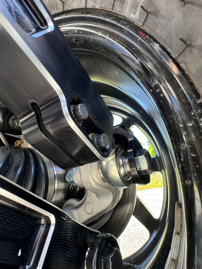 Can Am Maverick R Pro Rock High Clearance Billet Radius Rod Kit for use with Double E Rear Sway Bar