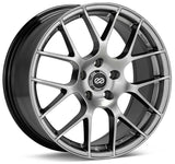 Enkei Raijin 18x8 45mm Offset 5x114.3 Bolt Pattern 72.6 Bore Dia Hyper Silver Wheel