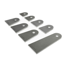 Load image into Gallery viewer, SDHQ Built Flat Tabs | 3/16" Thick, 1/2" Bolt Hole