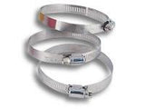 Vibrant S.S. Worm Gear Clamps Pack of 10 - Clamping Range: 0.25in - 0.63in (6mm - 16mm)