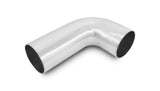 Vibrant 1.75in CLR 2in x 5in Leg Length 2.5in OD 90 Deg Tight Radius Aluminum Bend