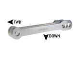Vortex Racing 00-01 Kawasaki ZX1200 Ninja,05-08 ZX600,98-04 ZX600 Ninja Lowering Kit- Silver
