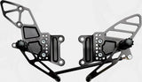 Rear Set Complete Blk Kaw