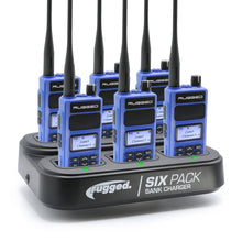 Load image into Gallery viewer, 6 PACK - Choose Your Business Band Two Way Handheld Radio - RDH-X - Black