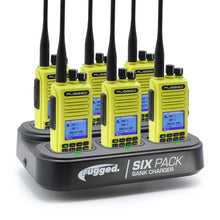 Load image into Gallery viewer, 6 PACK - Choose Your Business Band Two Way Handheld Radio - RDH-X - Black