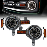 Oracle 2021+ Ford Bronco Oculus Bi-LED Projector Headlights w/ Heated Lenses