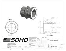 Load image into Gallery viewer, 7/8"-5/8" High Misalignment Spacer-1.06" Tall-7/8" ID Misalignment Spacer SDHQ Off Road 