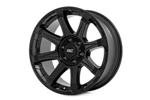 Load image into Gallery viewer, Rough Country 81 Series Wheel | One-Piece | Semi Gloss Black | 20x9 | 6x5.5 | 0mm