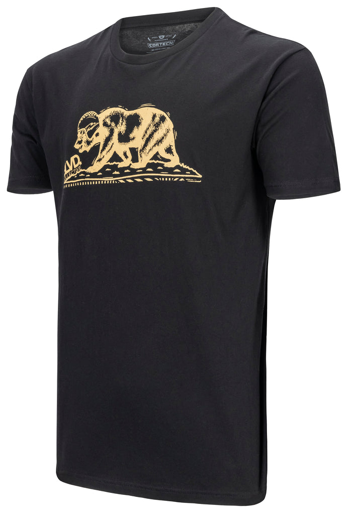 CALI BEAR SS TEE BLACK SML
