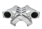 Sniper EFI Fabricated Intake Manifold Dual Plenum 92mm LS3/L92, Rail Kit - Slvr