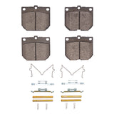 R1 1969-1983 Nissan 240Z Front R1 Semi Met Pads & Hardware Kit