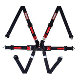 Black - 2 in. Lap and 2 in. Shoulders (for Hans/FHR) FIA 8853-2016