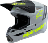 Sm3 Youth Radium Helmet Gry/Blk/Ylw Fluo Matte Ys