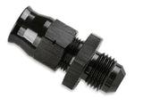 Mr. Gasket Aluminum Tube Adapter -6 AN Male AN To 3/8 Inch Tubing Black