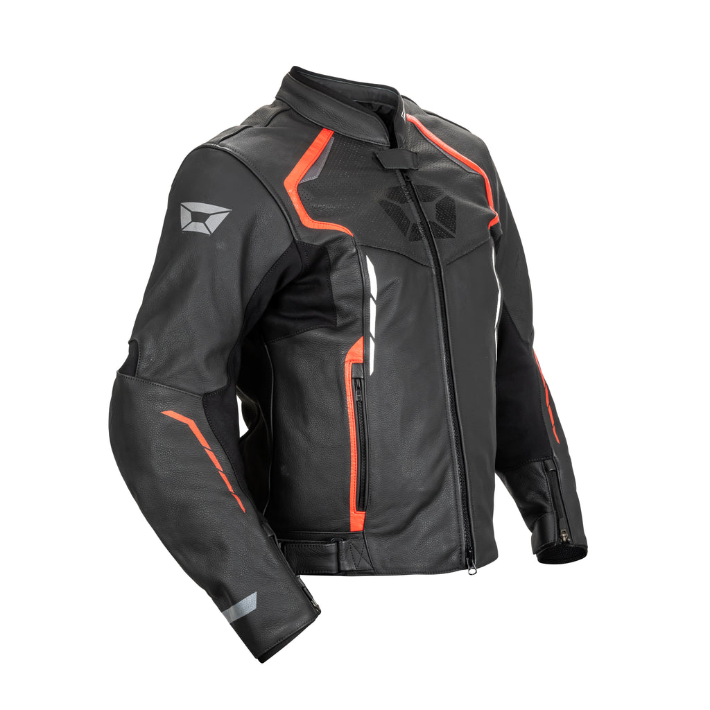 CHICANE JACKET BLK/RED XXL
