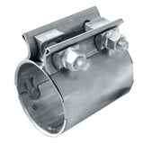 Vibrant Easy Seal SS Exh Sleeve Butt Joint Clamp for 4in O.D. Tubing also 4in Nominal Oval Tubing