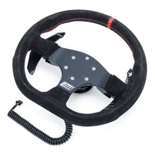 Load image into Gallery viewer, EVP.MOde Race Steering Wheel with Carbon Fiber Paddles and Quick-Release Hub Ada