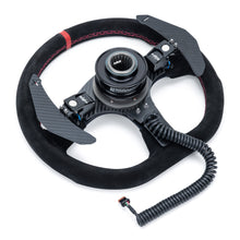 Load image into Gallery viewer, EVP.MOde Race Steering Wheel with Carbon Fiber Paddles and Quick-Release Hub Ada