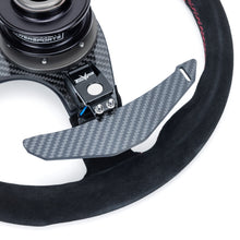 Load image into Gallery viewer, EVP.MOde Race Steering Wheel with Carbon Fiber Paddles and Quick-Release Hub Ada