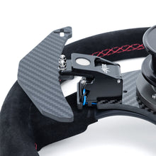 Load image into Gallery viewer, EVP.MOde Race Steering Wheel with Carbon Fiber Paddles and Quick-Release Hub Ada