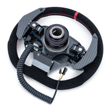 Load image into Gallery viewer, EVP.MOde Multifunction Steering Wheel with Carbon Fiber Paddles and Quick-Releas