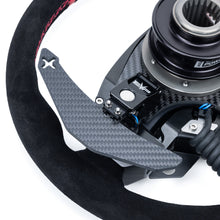 Load image into Gallery viewer, EVP.MOde Multifunction Steering Wheel with Carbon Fiber Paddles and Quick-Releas