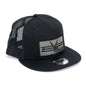 EVP Black Mesh Snapback Hats