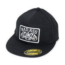 Load image into Gallery viewer, Badass Black Fitted Hat