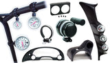 Autometer 02-03 Acura RSX 52mm Black Dual Pillar Gauge Pod