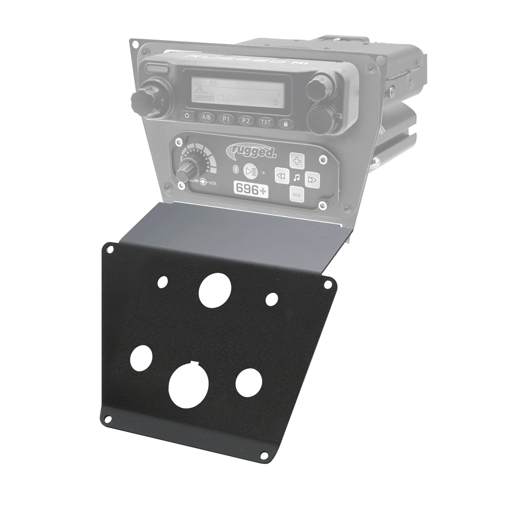 Lower Accessory Panel for Polaris RZR PRO XP RZR Turbo R and RZR PRO R Dash Mount Radio and Intercom - Rocker Switch