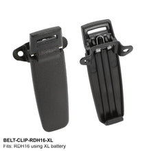 Load image into Gallery viewer, Replacement Belt Clip for Handheld Radios - RDH16 (XL battery)