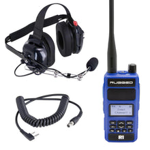 Load image into Gallery viewer, Crew Chief - H42 Spotter Headset and Rugged Handheld Radio Package - Single Radio with Nitro Bee X / RDH Digital UHF Radio / Safety Yellow