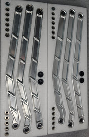 2017 to Current Can-Am X3 Maverick High Clearance Radius Rods in Clear Finish for 72