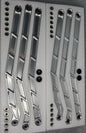 2017 to Current Can-Am X3 Maverick High Clearance Radius Rods in Clear Finish for 72