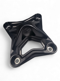 2017 to current Can Am X3 Maverick 6 bolt EOD XL Radius Rod Plate with Tow Hook Black