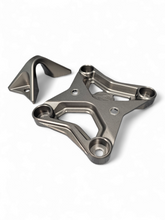 Load image into Gallery viewer, 2017 to current Can Am X3 Maverick 6 bolt EOD XL Radius Rod Plate with Tow Hook Gun Metal