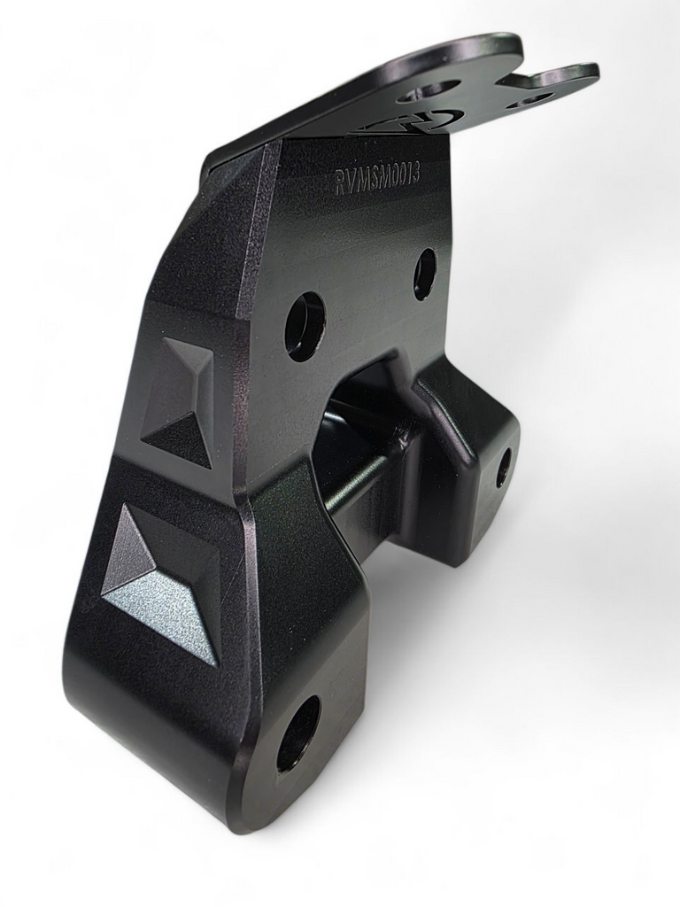 2024+ Can Am Maverick R Billet Radius Rod Plate (Black)