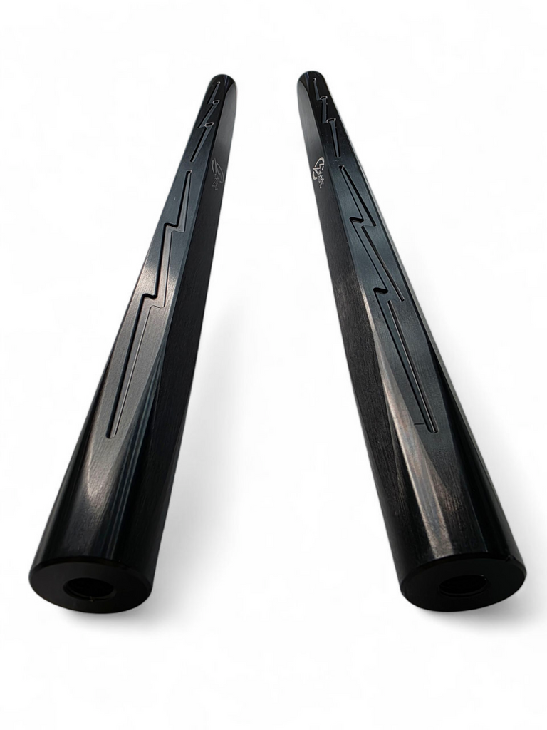 2017+ Can Am X3 Maverick Billet Tie Rods Anodized Black (RS 72" Model Only)