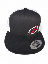 Load image into Gallery viewer, Classics 2-Tone Trucker Hat Black/White, White/Red Elektric Logo