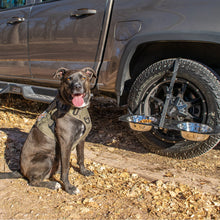 Load image into Gallery viewer, DRT BONZ Tire Mounted Dog Bowl Holder