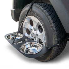 Load image into Gallery viewer, DRT BONZ Tire Mounted Dog Bowl Holder