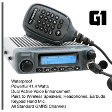 Load image into Gallery viewer, Jeep Wrangler TJ LJ JK JKU and Rubicon Two-Way GMRS Mobile Radio Kit - JK 2-Door (07-10) and JKU 4-Door (07-19) / GMR25 Waterproof
